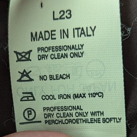 Vintage Pianoforte di Max Mara Brown Mohair and Wool Jacket with Gold Buttons - Picture 11 of 13